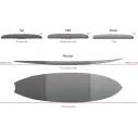 Tabla de surf NSP Kingfish Protech 2 Blue Powder