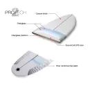 Tabla de surf NSP Double Up Protech 2 White