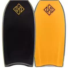 Bodyboard Hubboards Houston PP Pro Sci-Five Noir/Mandarine