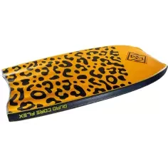 Bodyboard Hubboards Houston PP Quad Core Sci-Five Noir/Mandarine 2
