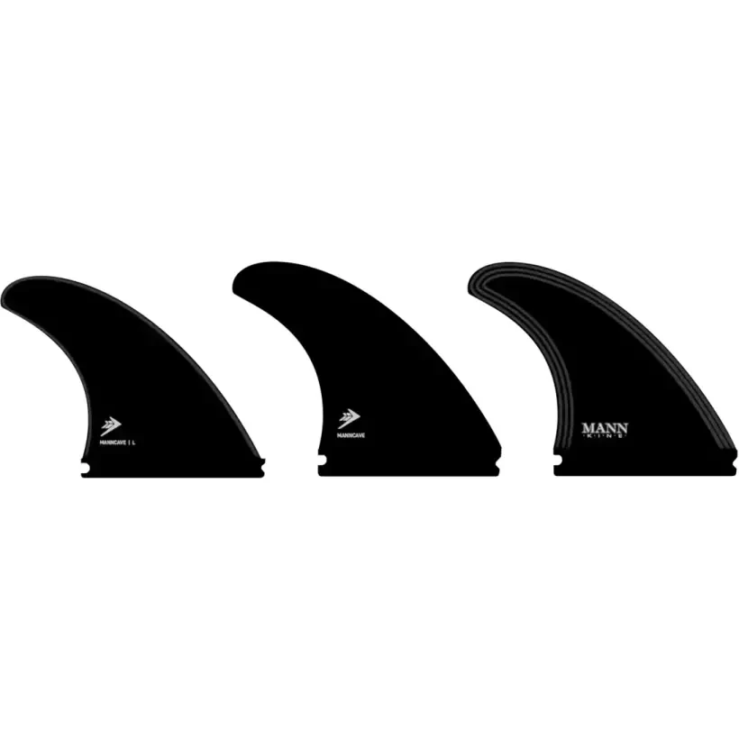 FIREWIRE Manncave Thruster Finnen Schwarz/Grau