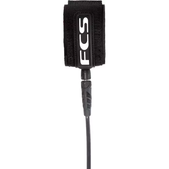 FCS Comp Classic Leash Black/White