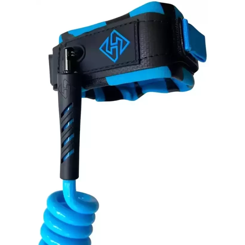 Hubboards Bodyboard-Leash für Bizeps Comp Blue