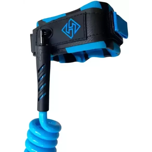 Hubboards Comp Bicep Bodyboard Leash Blue