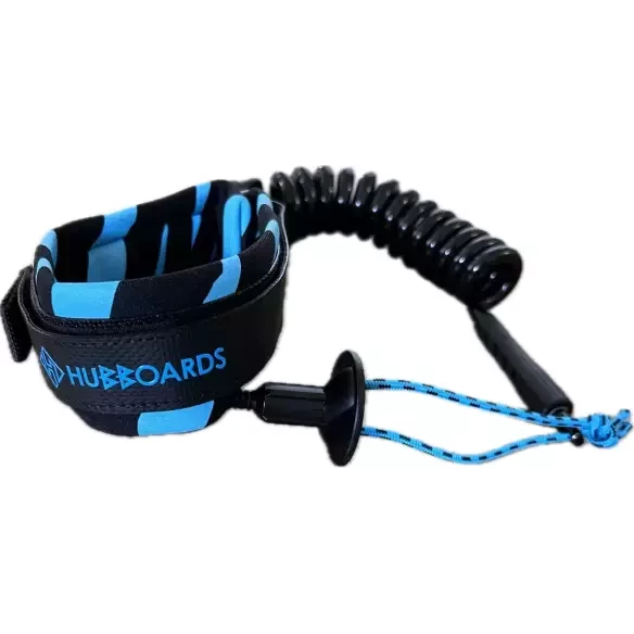 Leash de bodyboard Hubboards biceps Comp Black