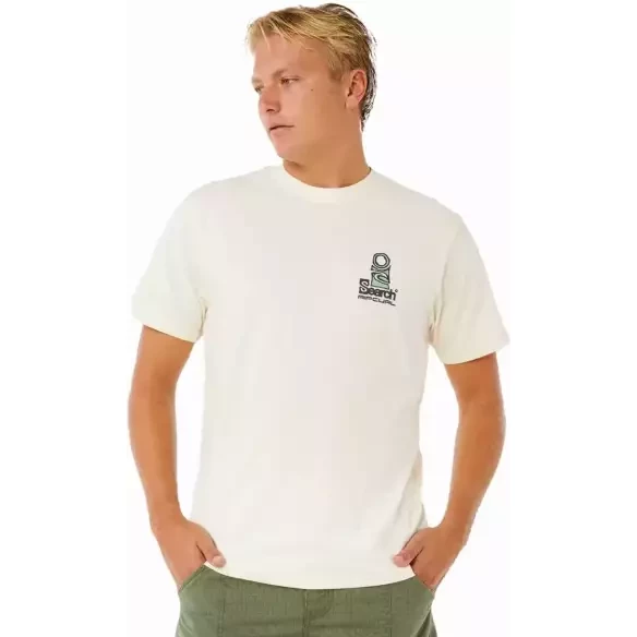 Rip Curl Vaporcool Search Stack Bone T-Shirt