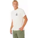 Camiseta Rip Curl Vaporcool Search Stack Bone