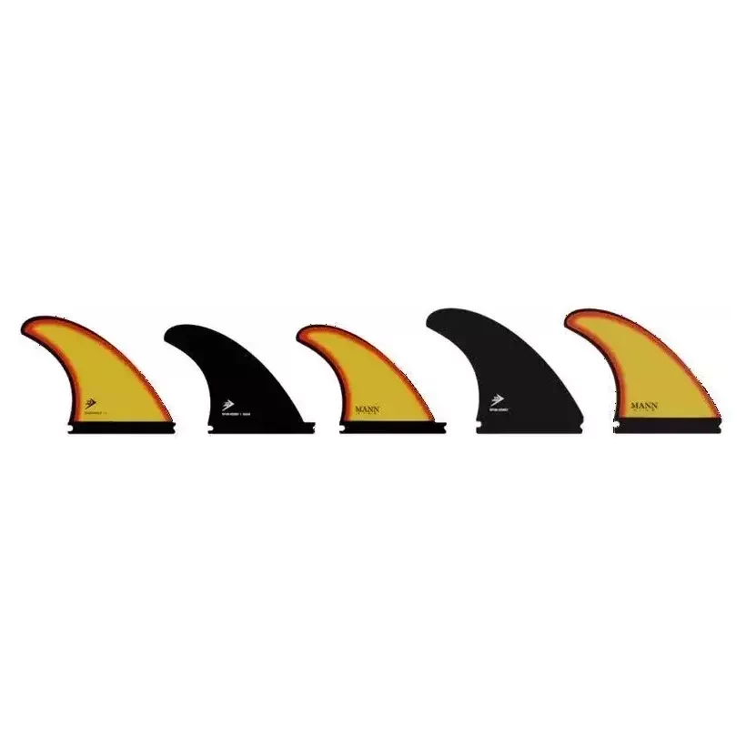 FIREWIRE Spun Honey 5 Fin Set Black/Yellow