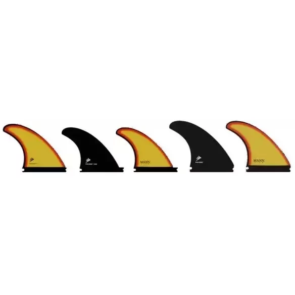 FIREWIRE Spun Honey 5 Fin Set Black/Yellow