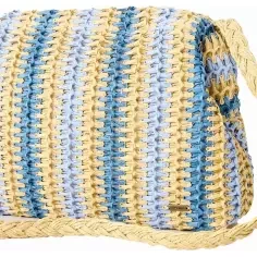 Pochette Rip Curl Crochet Framed Clutch Bleu/Naturel