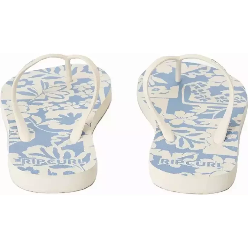 Rip Curl Mixed Bloom Open Toe Flip Flops Blissful Blue