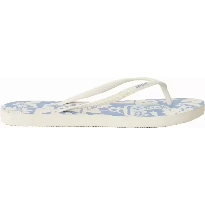 Rip Curl Mixed Bloom Open Toe Flip Flops Blissful Blue