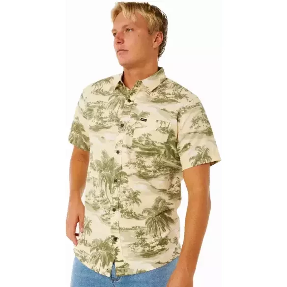 Camicia Rip Curl Sessions Bianco Vintage