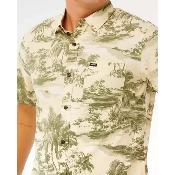 Camicia Rip Curl Sessions Bianco Vintage