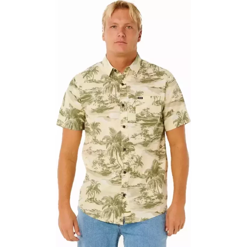 Camicia Rip Curl Sessions Bianco Vintage