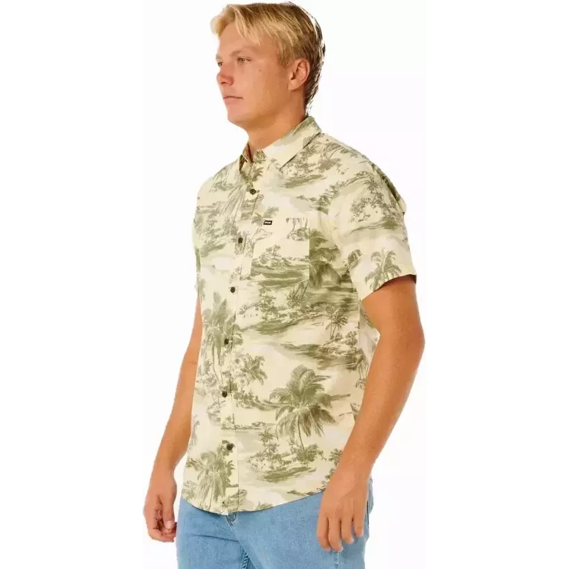 Camicia Rip Curl Sessions Bianco Vintage