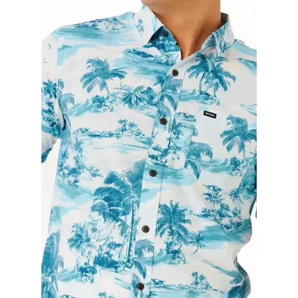 Rip Curl Sessions Hemd Glacier Blue