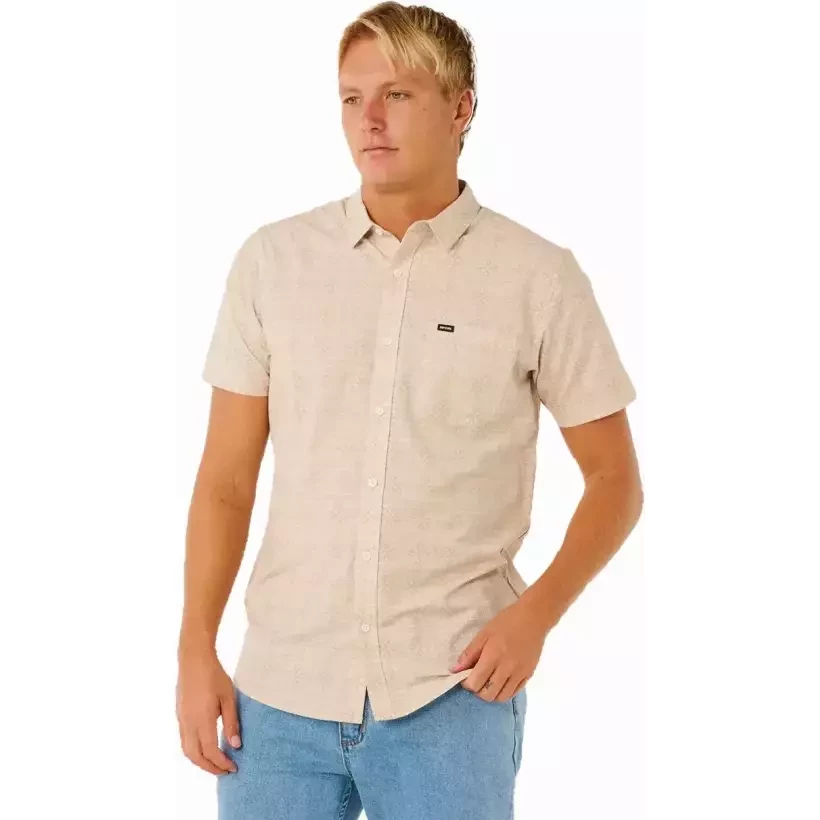 Camisa Rip Curl Sessions Aerotech Stone