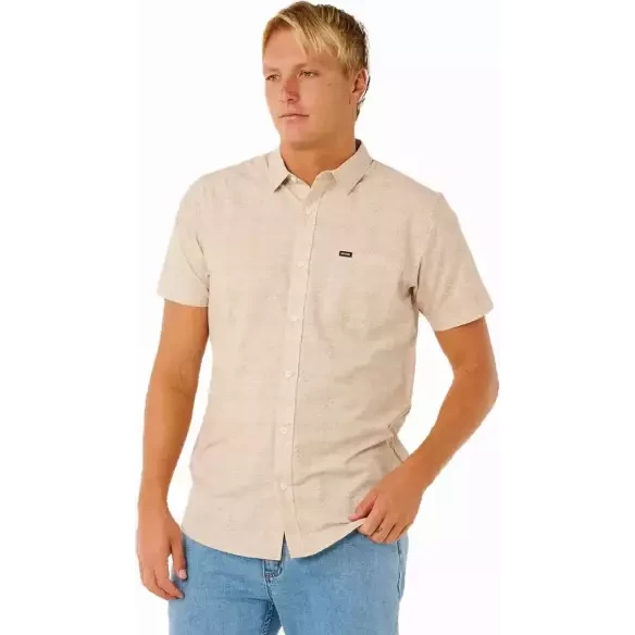 Rip Curl Hemd Sessions Aerotech Stone