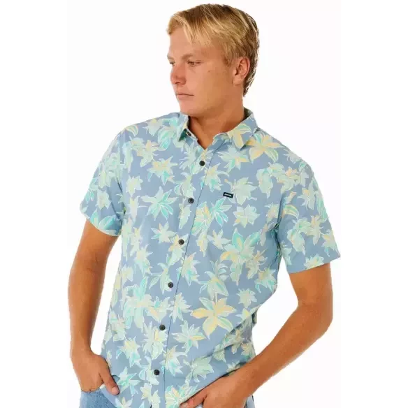 Camisa Rip Curl Sessions Faded Denim