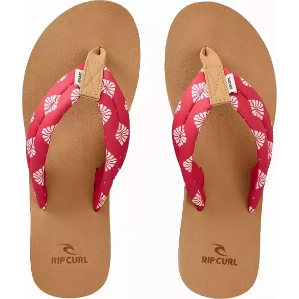 Teenslippers Rip Curl Freedom Plush Open Toe Rood