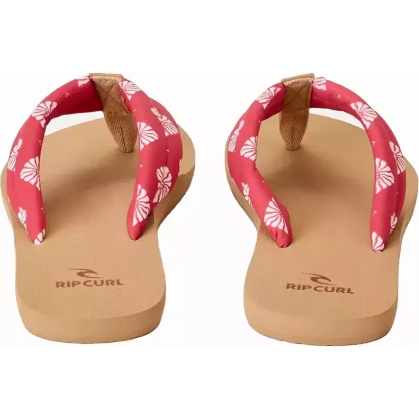 Rip Curl Freedom Plush Open-Toe Flip Flops Red
