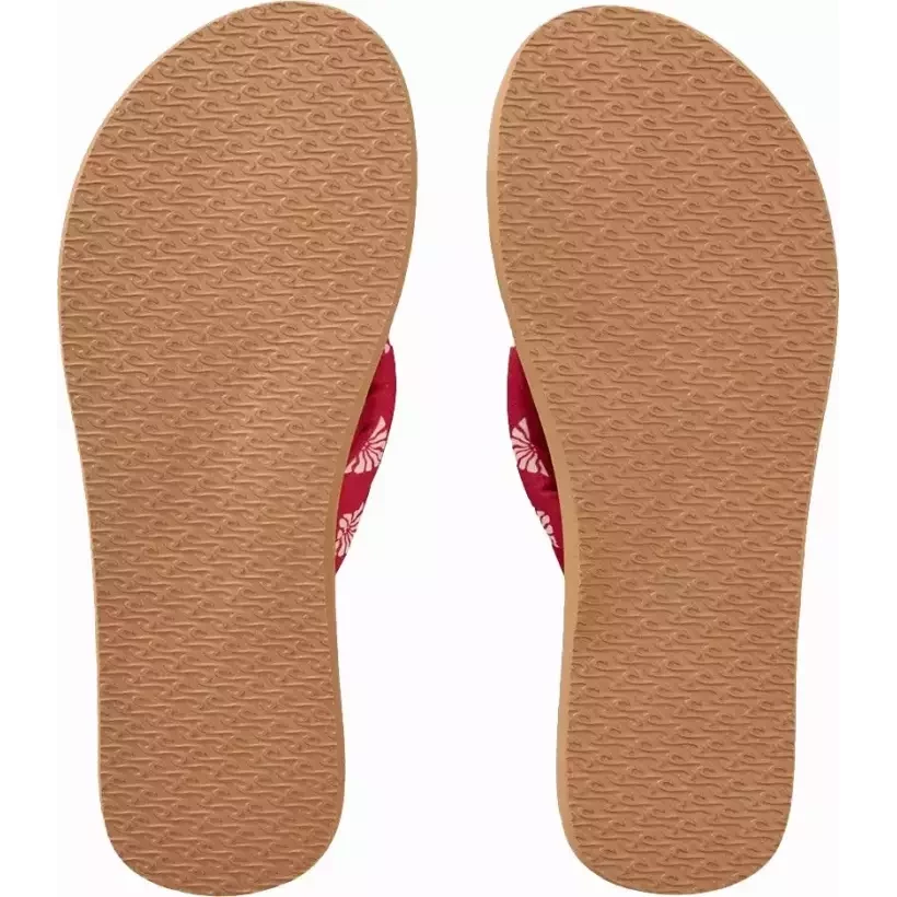 Infradito Rip Curl Freedom Plush Open Toe Rosse