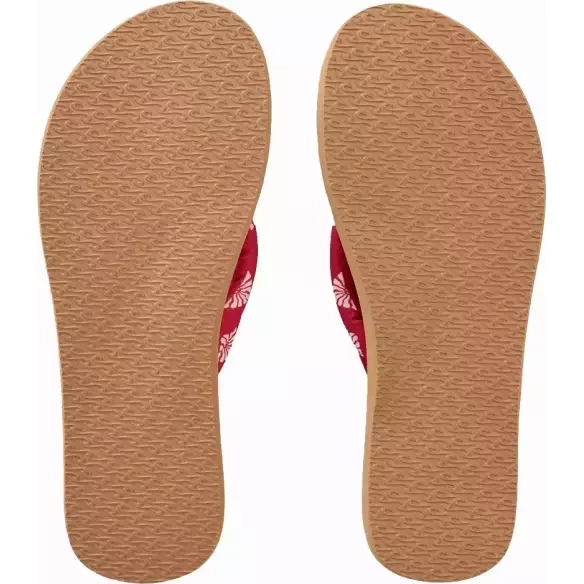 Rip Curl Freedom Plush Open-Toe Flip Flops Red