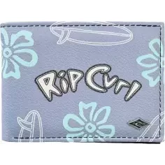 Carteira Rip Curl Sessions PU Slim Faded Denim