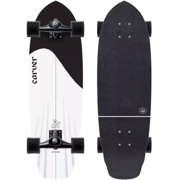 Surfskate Carver Black Tip 32,25'' C7
