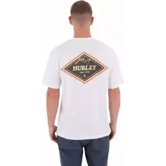 T-shirt Hurley Printing Press Samp White 2