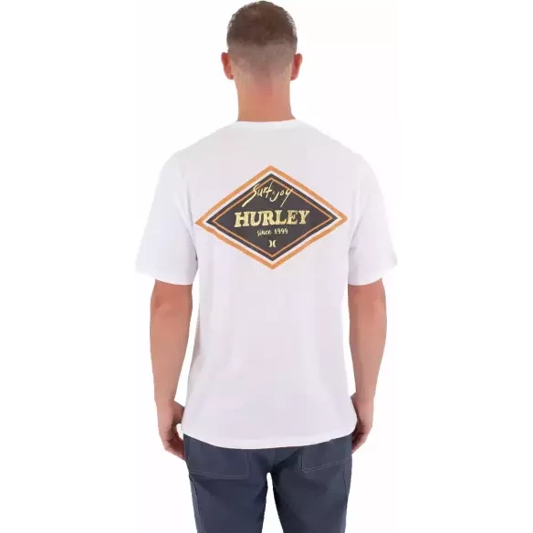 Camiseta Hurley Printing Press Samp White