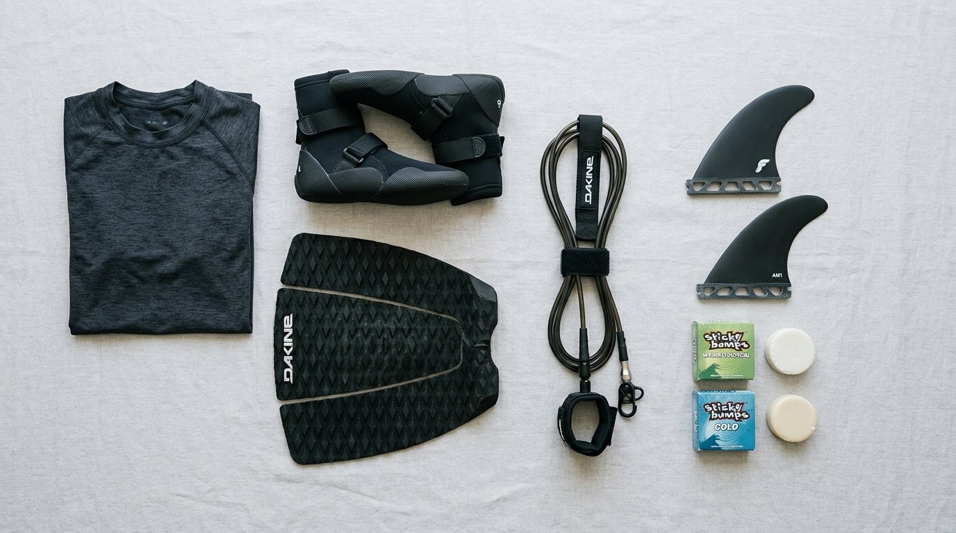 Accessoires surf essentiels : guide d'achat de l'équipement indispensable