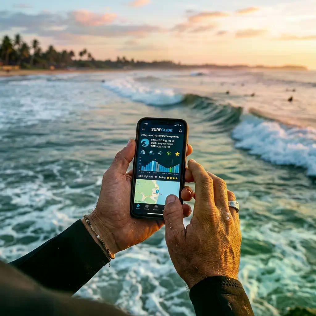 Application pour suivre les vagues : prévisions et webcams