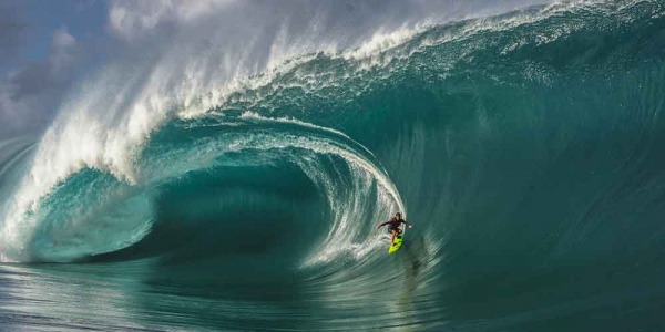 El surf en Teahupo'o